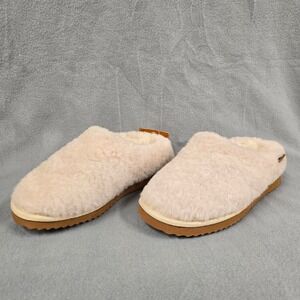 EMU Ridge Australia Womens Sheepskin Fleece Slippers Cream Scuff Size 7 NWT‎